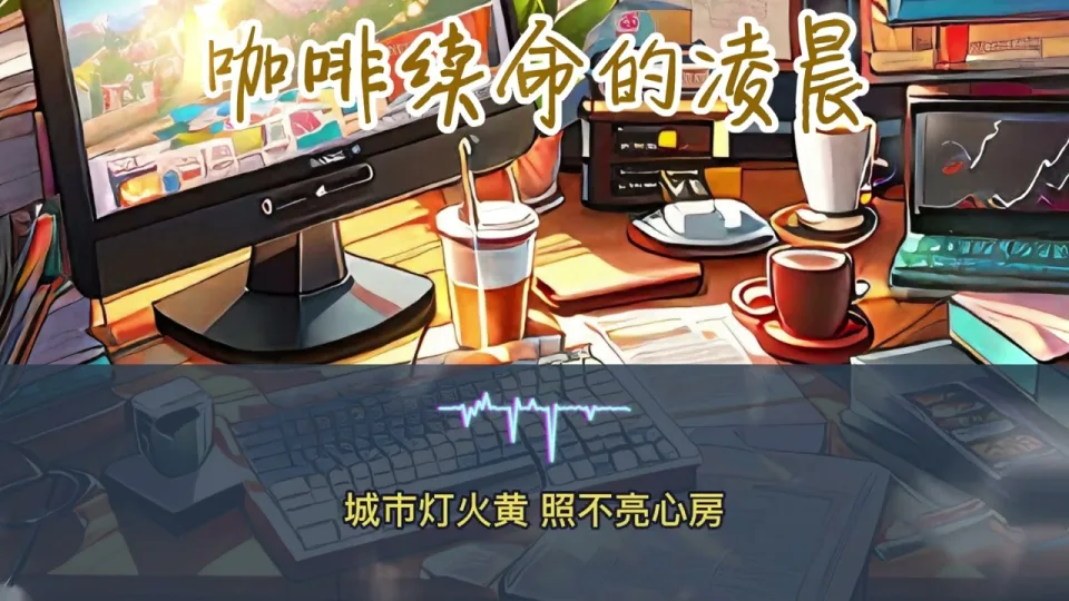 Thumbnail for 咖啡续命的凌晨 (Coffee-Fueled Dawn)